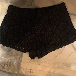 Aritzia lace shorts